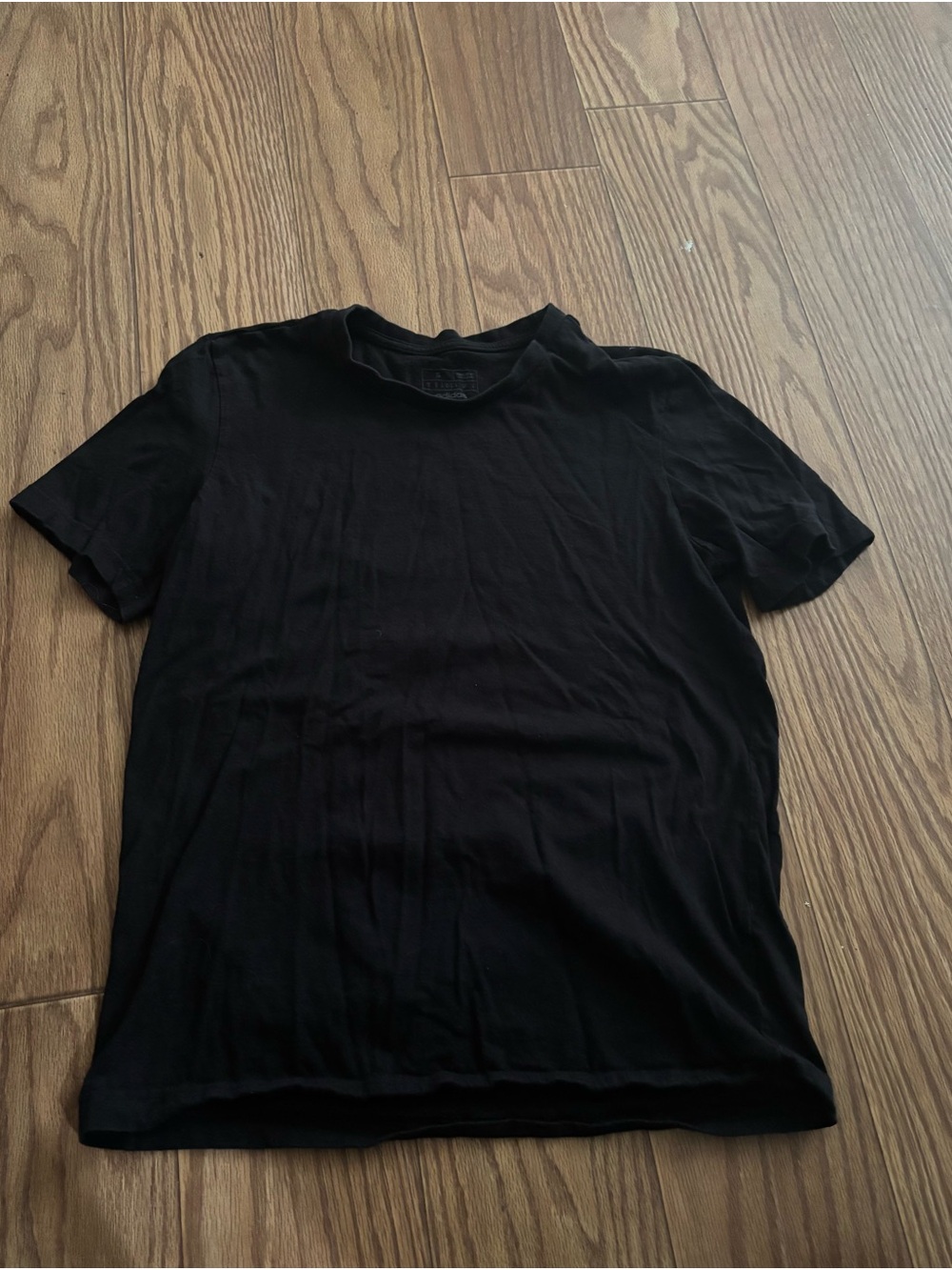 adidas Solid Black Short Sleeve Crew Tee